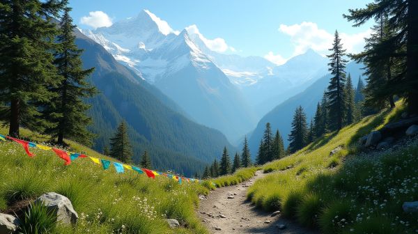 Haute-montagne pèlerins passage : vivez une randonnée spirituelle en altitude